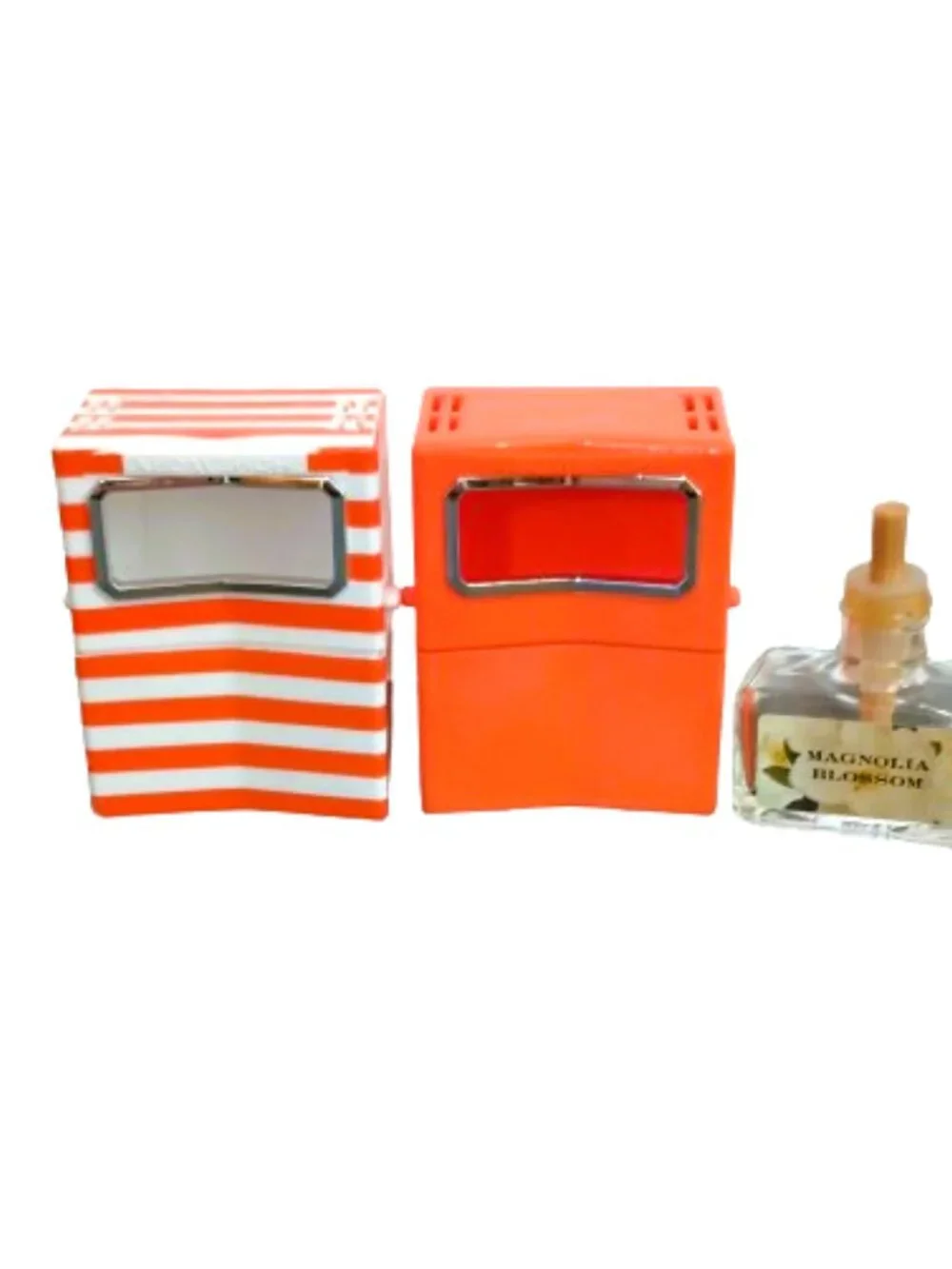 Orange Stripe Electric Plug In Diffusers Set Of 2 Homeworx By Harry Slatkin